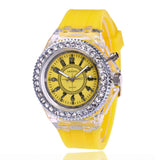 LED Flash Luminous Watch Personality trends students lovers jellies men's watches light Wrist Watches reloj mujer часы женские