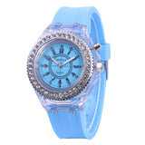 LED Flash Luminous Watch Personality trends students lovers jellies men's watches light Wrist Watches reloj mujer часы женские