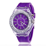 LED Flash Luminous Watch Personality trends students lovers jellies men's watches light Wrist Watches reloj mujer часы женские
