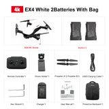 Eachine EX4 Camera Drone 5G WIFI 1.2KM FPV GPS 4K HD Camera 3-Axis Gimbal 25 Mins Flight Time with Bag RC Quadcopter VS X12