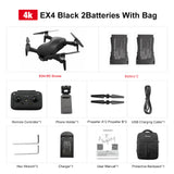 Eachine EX4 Camera Drone 5G WIFI 1.2KM FPV GPS 4K HD Camera 3-Axis Gimbal 25 Mins Flight Time with Bag RC Quadcopter VS X12