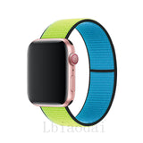 Nylon Strap For Apple Watch band 40mm 44mm iWatch band 38mm 42mm series Sport loop Bracelet Apple watch 5 4 3 2 38 40 42 44 mm