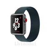 Nylon Strap For Apple Watch band 40mm 44mm iWatch band 38mm 42mm series Sport loop Bracelet Apple watch 5 4 3 2 38 40 42 44 mm