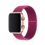 Nylon Strap For Apple Watch band 40mm 44mm iWatch band 38mm 42mm series Sport loop Bracelet Apple watch 5 4 3 2 38 40 42 44 mm