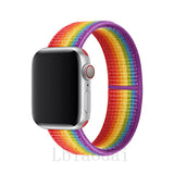 Nylon Strap For Apple Watch band 40mm 44mm iWatch band 38mm 42mm series Sport loop Bracelet Apple watch 5 4 3 2 38 40 42 44 mm