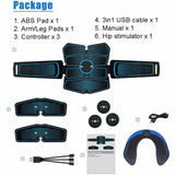 EMS Muscle Stimulator Professional Waist Trainer for Men and Women  Abs Trainer Abdominal Muscle Toner Electronic Toning Belts