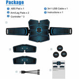 EMS Muscle Stimulator Professional Waist Trainer for Men and Women  Abs Trainer Abdominal Muscle Toner Electronic Toning Belts