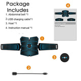 EMS Muscle Stimulator Professional Waist Trainer for Men and Women  Abs Trainer Abdominal Muscle Toner Electronic Toning Belts