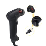 Professional Wired USB Laser Bar Code Scanner Reader Mobile Payment Computer Screen Scanner with 10-800mm Scan Depth