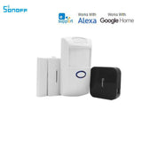 Itead Sonoff Smart Switch, RF Bridge 433 wifi Converter+Door Window Alarm Sensor+PIR2 Body Motion Sensor Via Alexa, Google Home