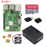 Raspberry Pi 3 Model B+ 3.5 inch Touchscreen LCD + ABS Case + 32GB SD Card + 3A Power Adapter + Heatsinks + HDMI for RPI 3B Plus