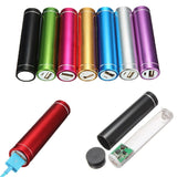 New Aluminum Cylindrical Mini Battery Bank Power Bank Case Cellphone 18650 Battery Backup Charger DIY Box
