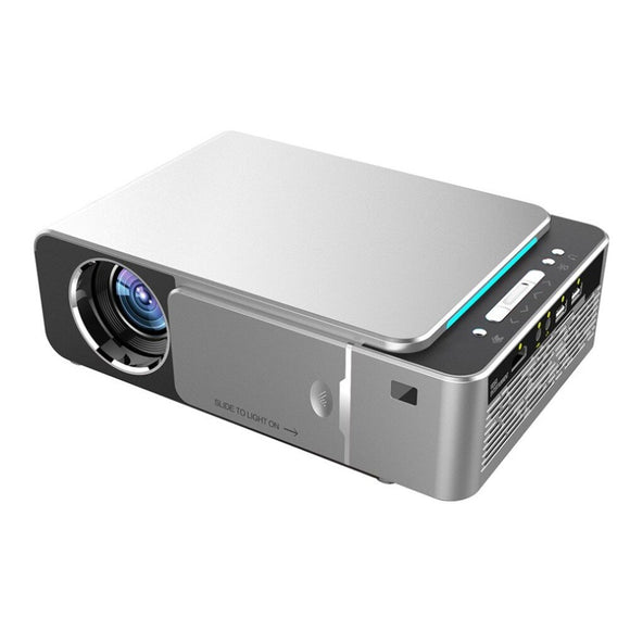 T6 HD LED Projector 1280x720p Optional Android 7.1.2 Portable HDMI USB 1080p Home Theater Projector Bluetooth WIFI US Plug