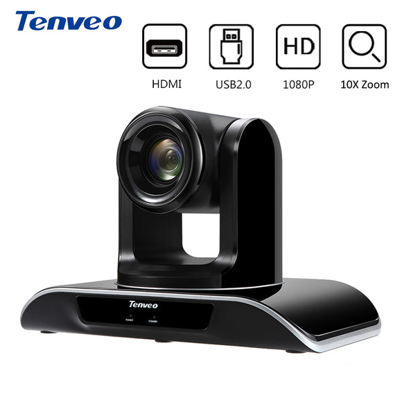 Tenveo VHD103U PTZ HDMI full HD 1080p Video Camera USB 3.0 10X Optical Zoom 2.38mega Pixel Video Conference Camera for Projector