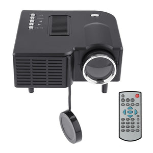 UC28 Mini projector HD Home 1080P Portable Home Theater Wired LED Projector LCD Display Technology for Conference System