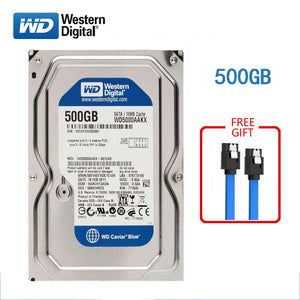 WD 500GB desktop computer 3.5" internal mechanical hard drive SATA 250/320/500GB 1/2/3/ 4TB 6Gb/s hard drive for Desktop