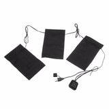 1 Set USB Electric Heated Jacket Heating Pad Outdoor Themal Warm Winter Heating Vest Pads for DIY Heated Clothing