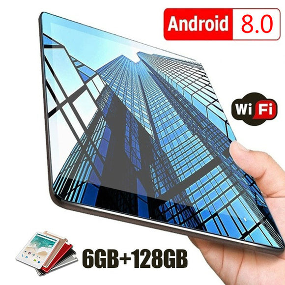 2020 New WiFi android tablet 10 Inch Ten Core Android 8.0 Buletooth 4G Network Call Phone Tablet Gifts(RAM 6G+ROM 16G/64G/128G)