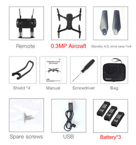 Eachine E58 WIFI FPV With Wide Angle HD 1080P Camera Hight Hold Mode Foldable Arm RC Quadcopter Drone RTF Dron Spanish warehouse