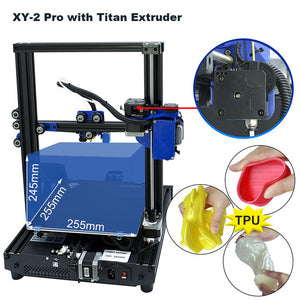 Tronxy  XY-2 Pro 3D Printer Upgraded Ultra Silent Mainboard Titan Extruder Fast Assembly Resume Printing 3D kits  impressora 3d