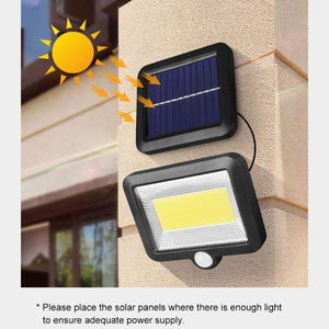 Waterproof 48 LED Solar Power PIR Motion Sensor Garden Wall Light Outdoor Home Light