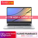 €100 OFF Global Version Huawei MateBook D 2018 15.6‘’ 2018 Intel i5-8250U MX150 8GB 128GB SSD 1TB HHD Windows 10 Home 64 Bit