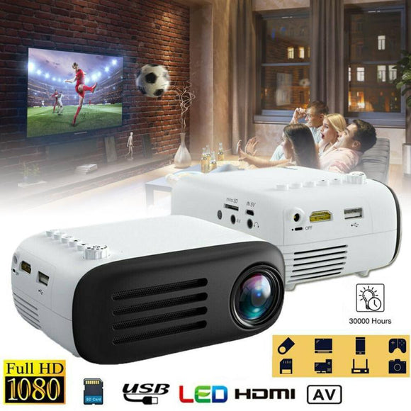 Mini 7000 Lumens Full HD 1080P LED Projector Home Theater Cinema Kids Xmas Gift anchor Conference zoom projection 4k