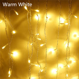 LED icicles street garland light string 5m 216leds fairy holiday  Christmas lights outdoor for wedding New Year decoration