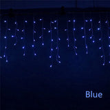 LED icicles street garland light string 5m 216leds fairy holiday  Christmas lights outdoor for wedding New Year decoration