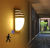 LED Wall Light Waterproof Porch Light 10W Modern Wall Lamp AC90~260V Radar Motion Sensor Villa Courtyard Garden Outdoor Lighting