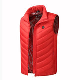 Heated jacket Heating Warm Vest Men Women Usb Smart Washable Adjustable USB Charging Heated Clothing Warmer Clothes SizeS-4XL
