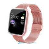 2021 Ladies Sport Bracelet Smart Watch Women Smartwatch Men Smartband Android IOS Waterproof Fitness Tracker Smart Clock Mens