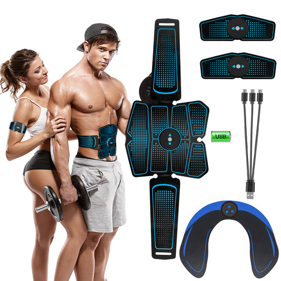 EMS Muscle Stimulator Professional Waist Trainer for Men and Women  Abs Trainer Abdominal Muscle Toner Electronic Toning Belts