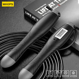 MKEPS Jump Rope Skipping With Counter Adjustable Digital Counting Jumping Rope For Fitness Crossfit Exercise Workout Gym