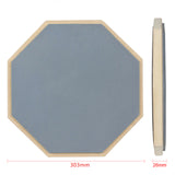 8 Inch Rubber Wooden Dumb Drum Beginner Practice Training Drum Pad with Stand / Stick Optional for Percussion Instruments Parts