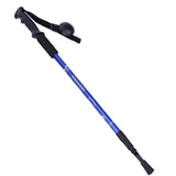 1pcs Anti Shock Hiking Walking Trekking Trail Poles Stick Adjustable Canes 4-Sections 50-110cm#