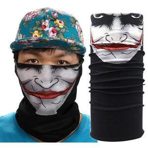 New Outdoor Sports Cycling Face Mask Warmer Cycling Bike Bicycle Riding Head Scarf Halloween Scarves Bandana #EW
