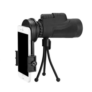 Mini Style 10XHD Phone Telescope Lens Phone Monocular Camera Lens with Tripod Phone Clip Telescope For Telescope Lens Smartphone