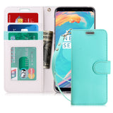 Samsung Galaxy S9+ Plus Case, FYY[Prevent Card Information Leaking Technique] Premium PU Leather Wallet Case with [Kickstand Feature][Wrist Strap][Shockproof Rubber Cover] for Galaxy S9 Plus