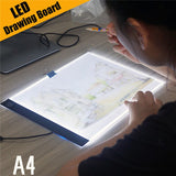 Ultra Thin A4 LED Light Pad Artist Light Box Table Tracing Drawing Board Pad Diamond Painting Embroidery Tools