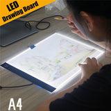 Ultra Thin A4 LED Light Pad Artist Light Box Table Tracing Drawing Board Pad Diamond Painting Embroidery Tools
