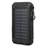 Bakeey DIY 20000mAh Dual USB DIY Solar Power Bank Case Kit with LED Light Waterproof Battery storage boxes diy
