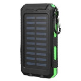 Bakeey DIY 20000mAh Dual USB DIY Solar Power Bank Case Kit with LED Light Waterproof Battery storage boxes diy